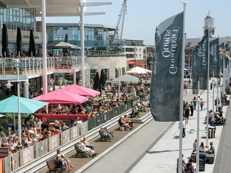 The Gunwharf website says: "At Closet London, designing dresses is only part of their mission; they are passionate about how each piece comes to life through the unique style of their customers and the stories that unfold when the dresses are worn. Bold and thoughtful, they create collections that celebrate striking prints and individuality."