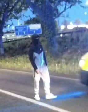 Hampshire police have released a series of images of people they want to speak to in connection with disorder on the M275 on the evening of Wednesday, August 7, 2024.Picture by Hampshire and Isle of Wight Constabulary