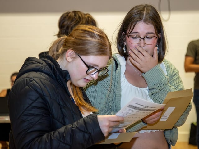 Pictured - Students opening their GCSE resultsPhotos by Alex Shute