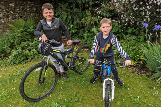 Noah Hamlet and his brother Henry Hamlet took on 5km a day for Cash For Kids and raised hundreds