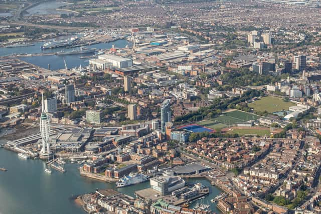 Portsmouth city and Spinnaker Tower