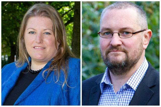 Donna Jones and Luke Stubbs.