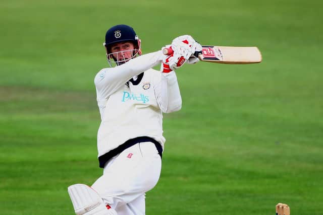 John Crawley hit 272 on his Hampshire debut against Kent in 2002. Photo by Julian Herbert/Getty Images.