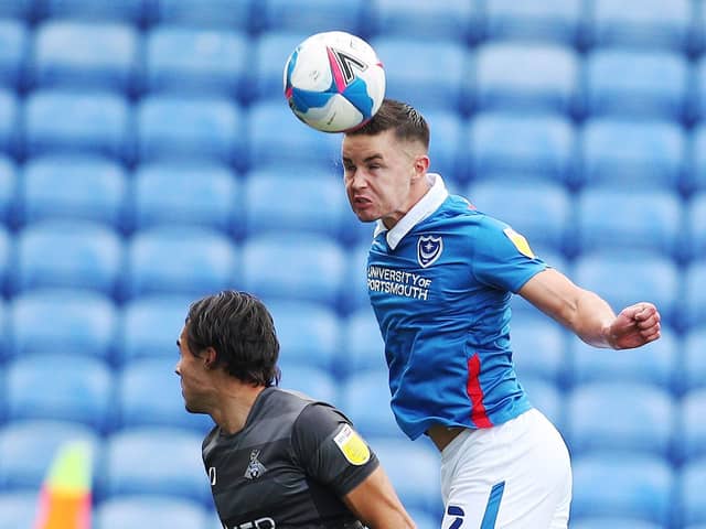 Gaffer for a Day, Martin Daniels, made Callum Johnson his man of the match in Pompey's disappointing 1-0 loss to Doncaster. Picture: Joe Pepler