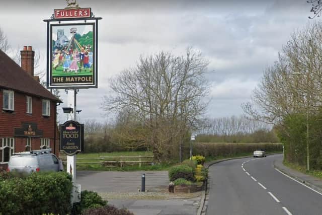 The incident is reported to have occurred near The Maypole Inn in Hayling Island. Picture: Google Maps