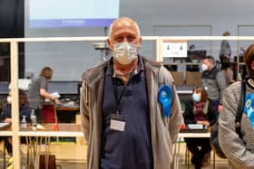 Nick Gregory at the Fareham election count in Ferneham hall May 7, 2021, when he was elected on to the council as a Conservative
Picture: Habibur Rahman