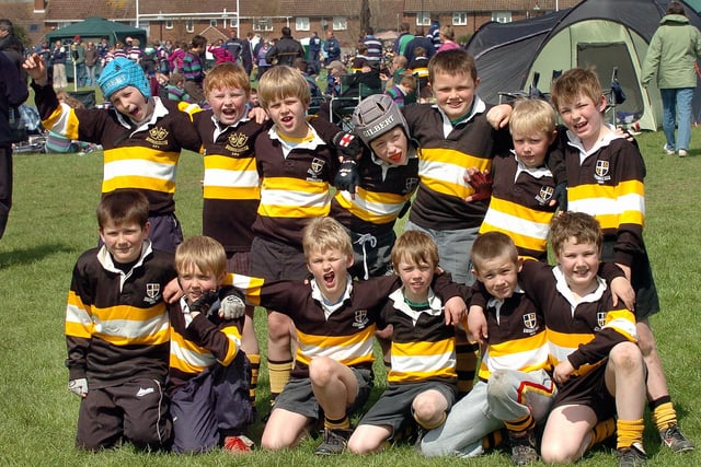 Portsmouth RFC Under-9s, 2005. Picture by Michael Scaddan.