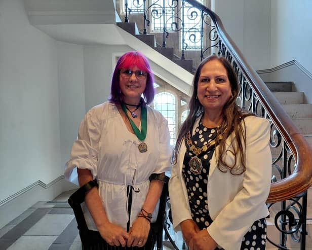 Cllr Louise Parker-Jones and Cllr Pal Hayre, elected vice-chairman and chairman of Hampshire County Council. Image: LDRS
