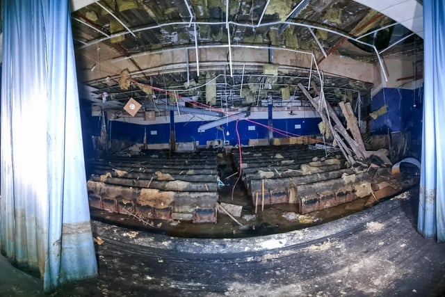 Inside the old cinema in North End.