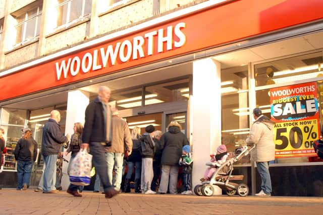 An outside look of the former Woolworths in Mansfield.