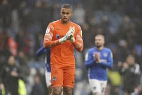 Pompey's impressive loanee Gavin Bazunu has been linked with a switch to Middlesbrough by The Irish Sun. Picture: Jason Brown/ProSportsImages