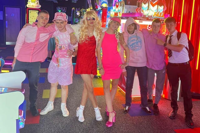 Barbiemania at Bowl Central and Reel, Fareham on Friday 21st July 2023

Pictured: People dressed in Pink attire for the film

Picture: Habibur Rahman