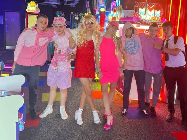 Barbiemania at Bowl Central and Reel, Fareham on Friday 21st July 2023

Pictured: People dressed in Pink attire for the film

Picture: Habibur Rahman