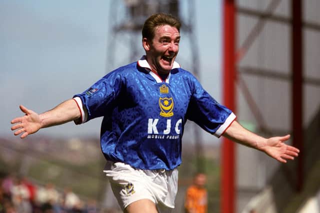 John Durnin made 211 appearances for Pompey and scored 34 times from July 1993 until February 2000