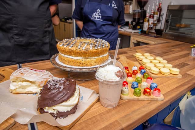 Grand opening of Hooper Milkshake and Sandwich bar, Gosport on Monday 3rd October 2022
Pictured: some of the treats at the  Milkshake and Sandwich bar, Gosport