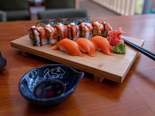Kumo Japanese Restaurant on West Street has a rating of 4.5 based on 44 reviews on TripAdvisor.