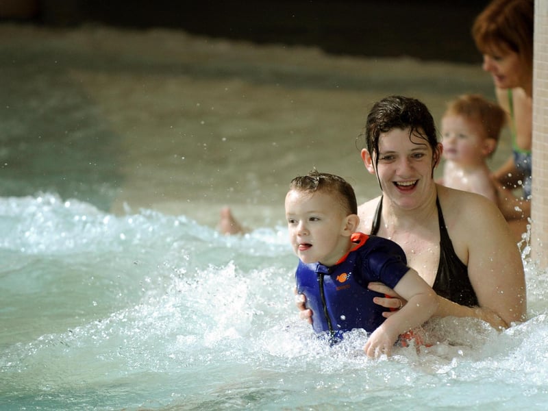 March 2008. Southsea's Pyramids has had a stay of execution as it was due to close at the end of the month. Pictured are parents and toddlers enjoying the swimming pool. Picture: Paul Jacobs (081019-5b)