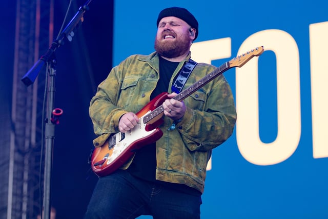 Tom Walker on the common stage at Victorious FestivalPicture: Emma Terracciano/E J Event Photography
