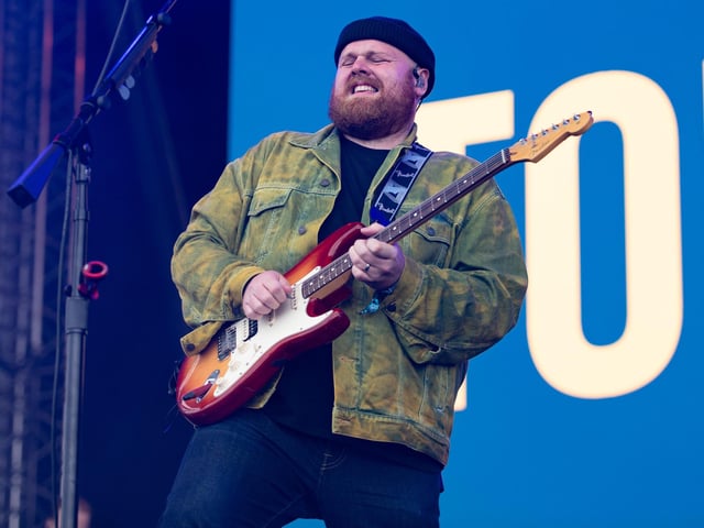 Tom Walker on the common stage at Victorious FestivalPicture: Emma Terracciano/E J Event Photography
