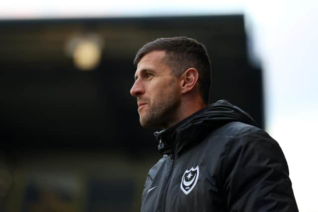 Pompey boss John Mousinho