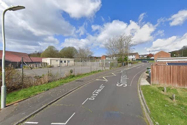Police were responding to reports of drug dealing in Simpson Close, Portchester. Picture: Google Street View.
