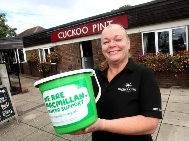 Kate Hopkins, the general manager at the Cuckoo Pint, pictured at the pub in Stubbington. Picture: Sam Stephenson