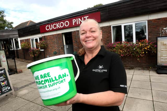 Kate Hopkins, the general manager at the Cuckoo Pint, pictured at the pub in Stubbington. Picture: Sam Stephenson