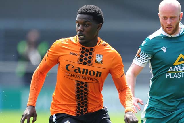 Barnet winger Ephron Mason-Clarke is poised to join Peterborough Picture: Alex Burstow/Getty Images