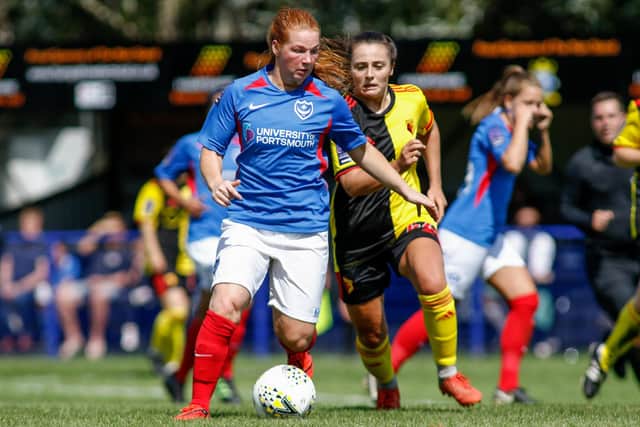 Jade Widdows in action for Portsmouth Women. Picture: Jordan Hampton