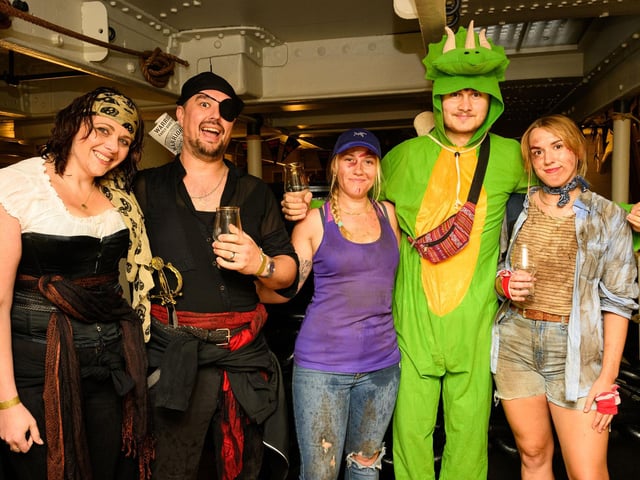 A number of the people at the event arrived in their best costumes. 

Picture: Keith Woodland (170721-44)