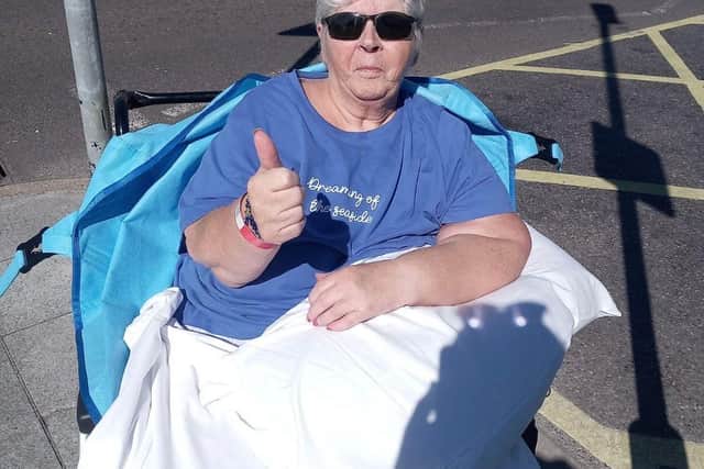 A photo of my Nan, Jane Webb, Suffered from a serious stroke in June 2025. Why I'm raising money for The Stroke Association.