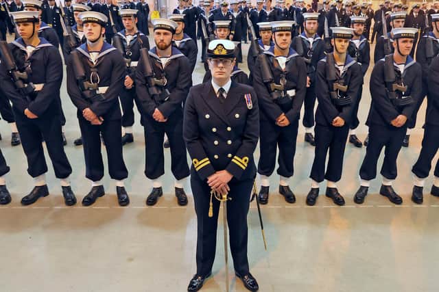 The Guard of Honour at HMS Sultan
