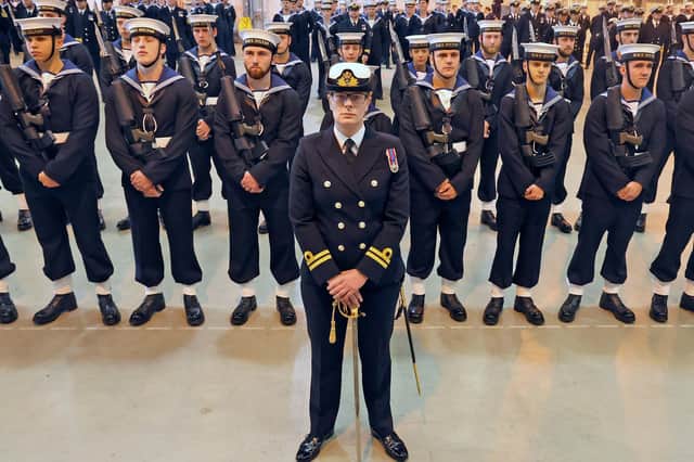 The Guard of Honour at HMS Sultan