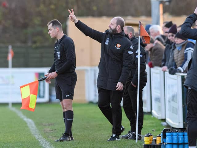 Marty Wallace was 'privileged' to take interim charge of AFC Portchester - and is keen to become a permanent manager when his work life allows. Picture: Keith Woodland