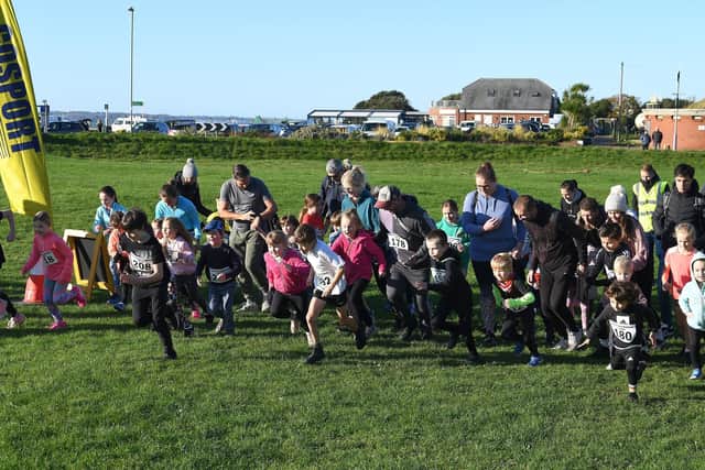 There was also a 'Children's Fun Run' for youngsters under-11. Picture: Neil Marshall