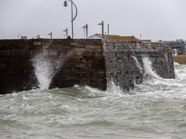 Storm in Southsea and Old Portsmouth.Picture: Habibur Rahman