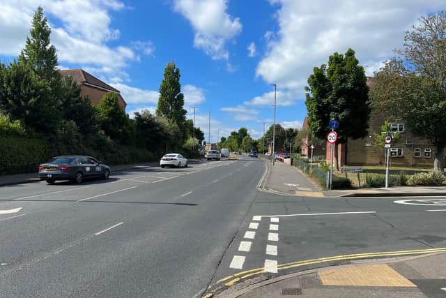 Emergency service crews were called to a crash at the junction of Langstone Road and Eastern Road on Saturday morning.