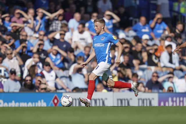 Joe Morrell made his Pompey debut against Crewe last weekend. Picture: Jason Brown/ProSportsImages