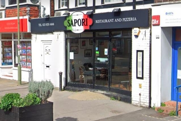Sapori, on the High Street, was rated 4.4 out of five from 287 reviews on Google.