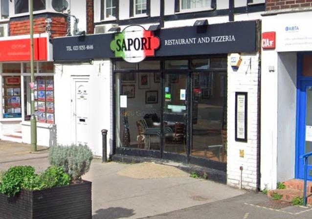 Sapori, on the High Street, was rated 4.4 out of five from 287 reviews on Google.