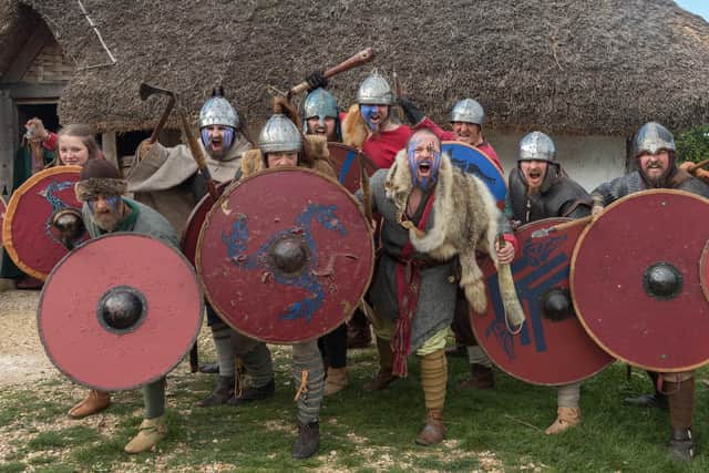 Warriors from Herigeas Hundas. picture by Ross Underwood