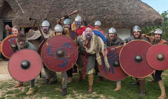 Warriors from Herigeas Hundas. picture by Ross Underwood