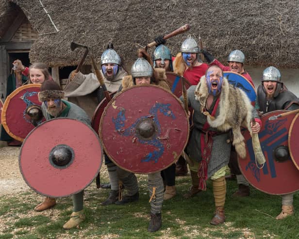 Warriors from Herigeas Hundas. picture by Ross Underwood