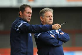 Lee Bradbury is currently assistant head coach to John Yems at Crawley, who conquered Leeds on Sunday. Picture: Steve Robards