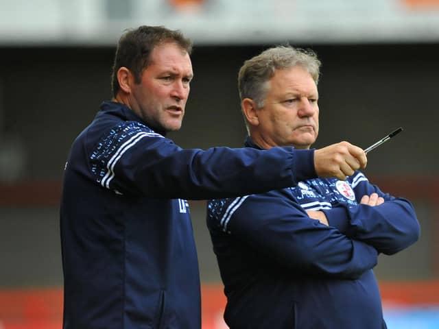 Lee Bradbury is currently assistant head coach to John Yems at Crawley, who conquered Leeds on Sunday. Picture: Steve Robards