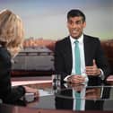 BBC handout photo of Chancellor of the Exchequer Rishi Sunak appearing on the BBC One current affairs programme, Sunday Morning. Picture date: Sunday March 20, 2022.