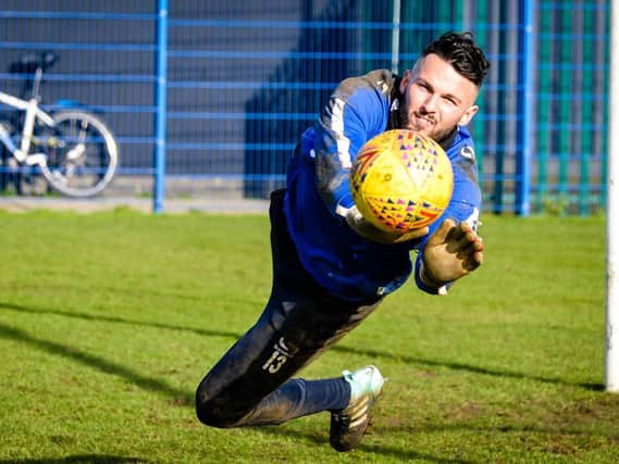 Stephen Henderson returned to Pompey in February 2018 for a loan spell which was ended by injury. Picture: Colin Farmery