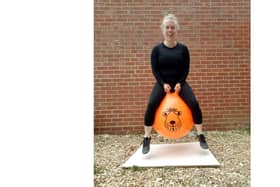 Navy Nurse takes on Space Hopperthon for Charity

Ellie Walls on her Space Hopper
