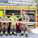 Cosham Fire Station Open Day. Pictured is Rich Wilson, Cameron Cooke, Lee Merrett, Curtis Miles and Sam Ellis. Pictured by Alec Chapman