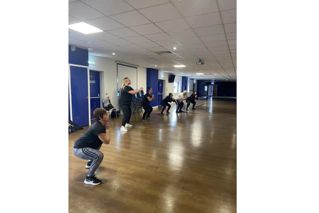 Participants of the free Fit Fans programme run by Pompey in the Community